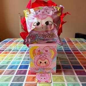 🐰 BABY THREE TAKE ME OUT RABBIT ZIPPER BAG 🐰 NWT 🐰